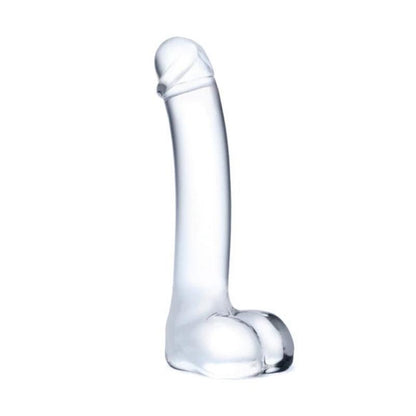 7'' REALISTIC CURVED GLASS G-SPOT DILDO