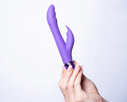 Vibrador de conejo con 10 funciones Crystal Gems de Maia Hailey