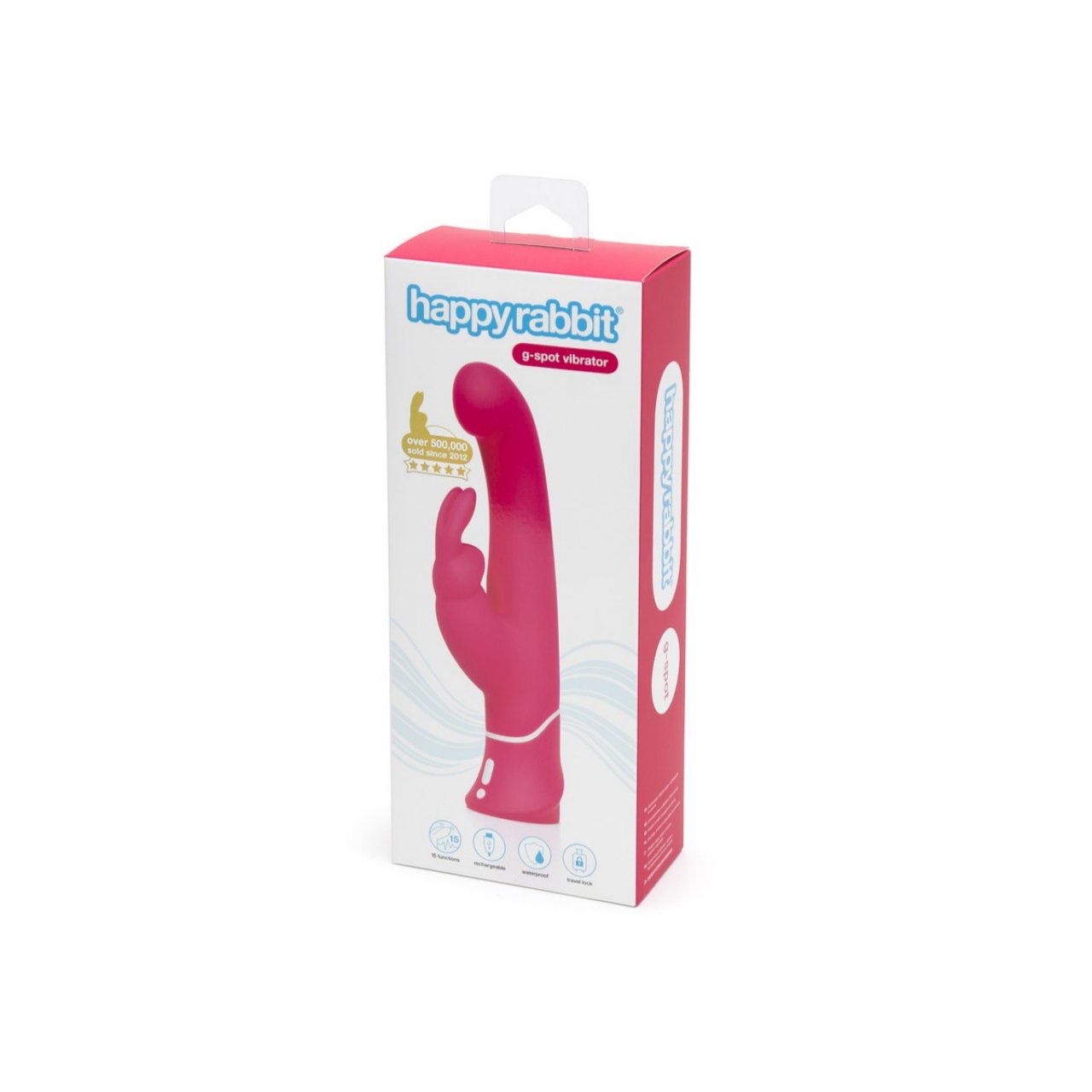 Vibrador con Estimulador De Clitoris Happy Rabbit G-spot