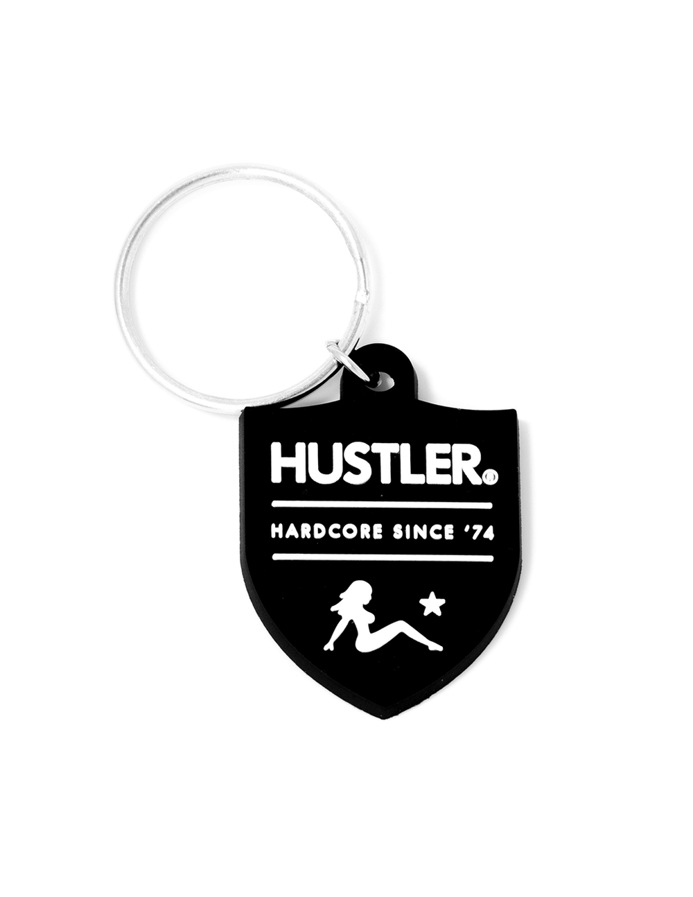Hustler® Hardcore Since '74 Pvc Keychain