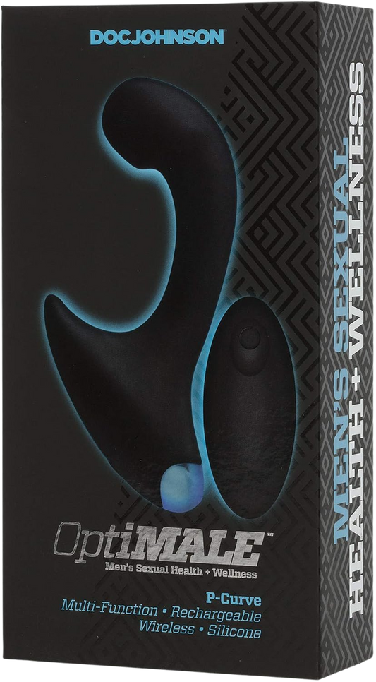 Doc Johnson - OptiMALE - Vibrating P-Curve with Wireless Remote