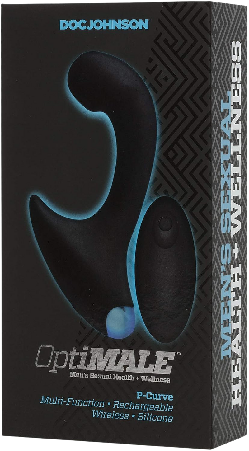 Doc Johnson - OptiMALE - Vibrating P-Curve with Wireless Remote
