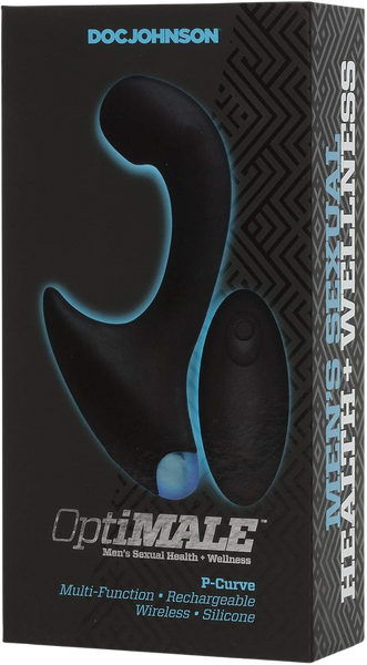Doc Johnson - OptiMALE - Vibrating P-Curve with Wireless Remote