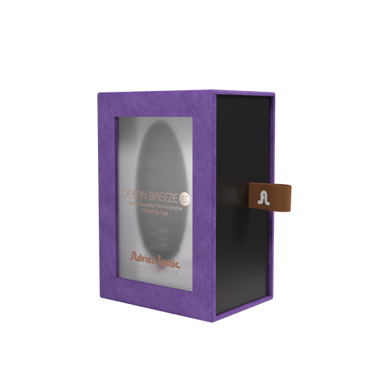 Adrien Lastic - Ocean Breeze 2.0 - Huevo vibrador recargable ultra potente - Negro