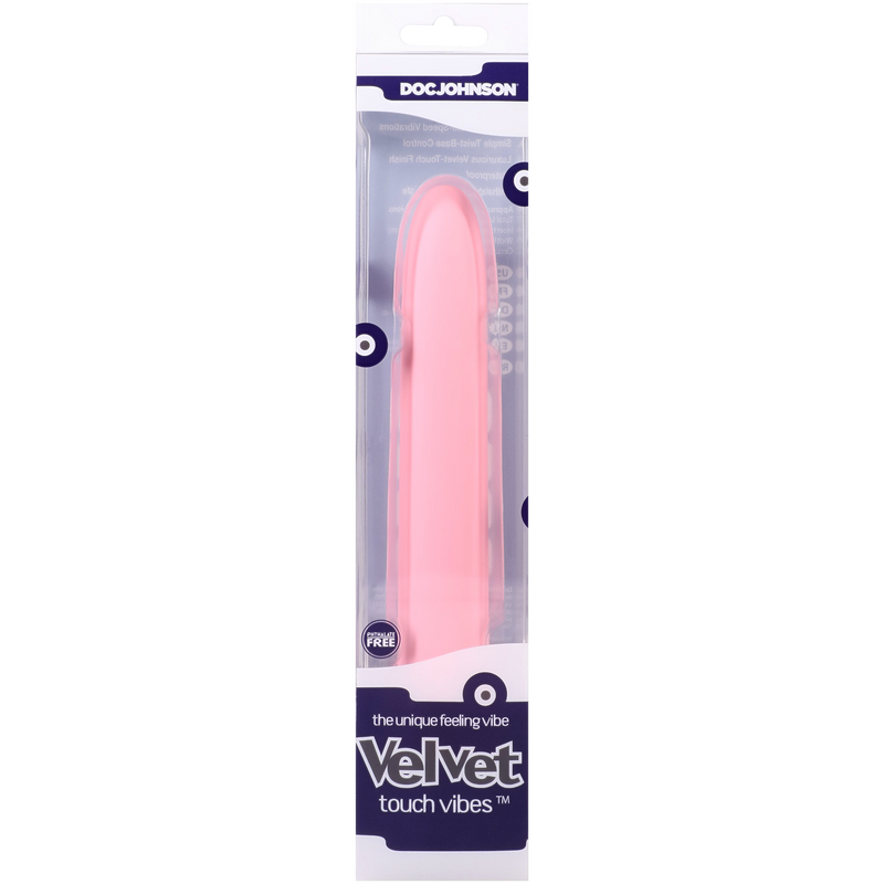 Doc Johnson - Vibrador Velvet Touch - Rosa