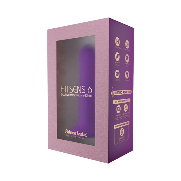Adrien Lastic - HITSENS 6 - Dildo de silicona de doble densidad - Morado