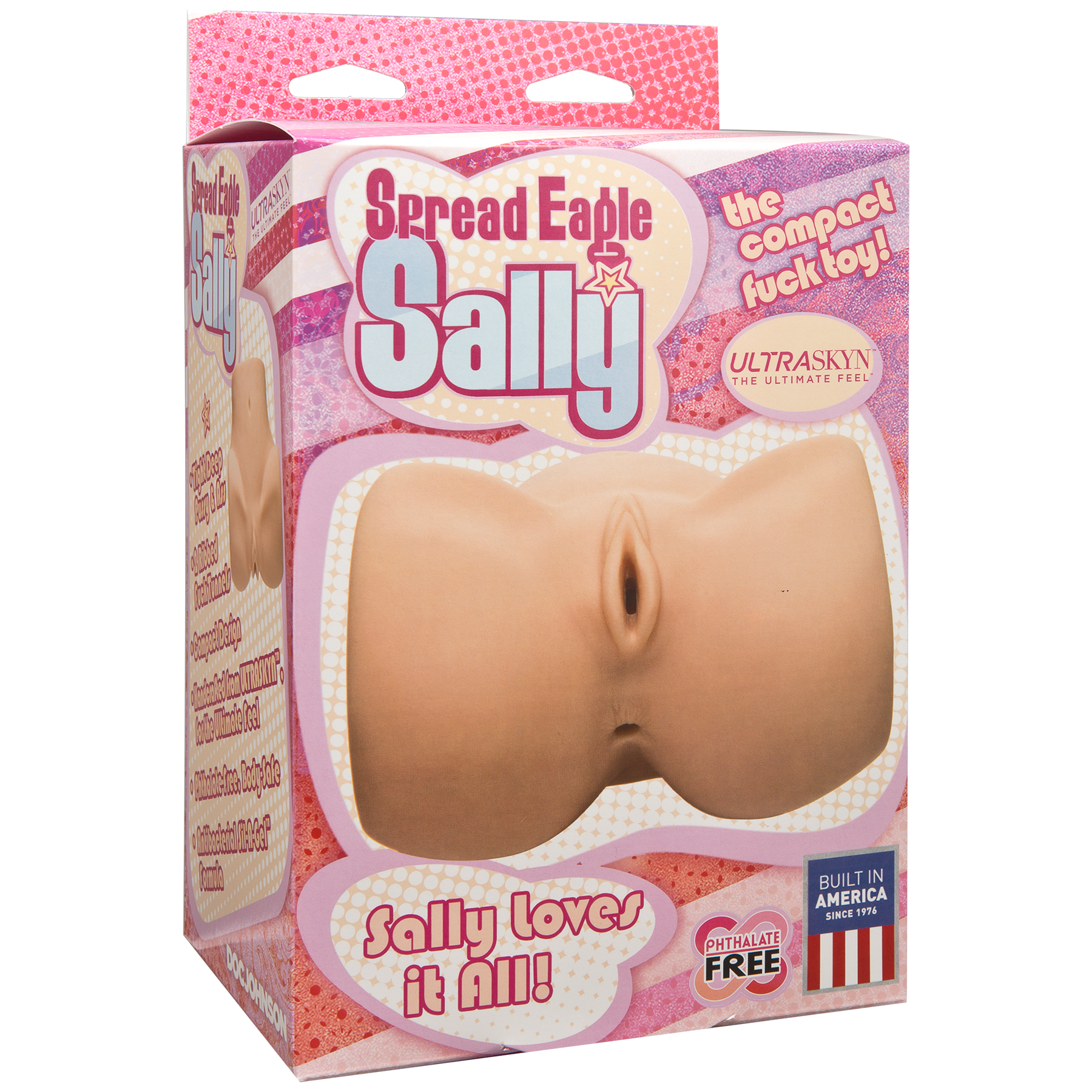 DOC JOHNSON - Spread Eagle Sally - Masturbador ULTRASKYN - Vainilla