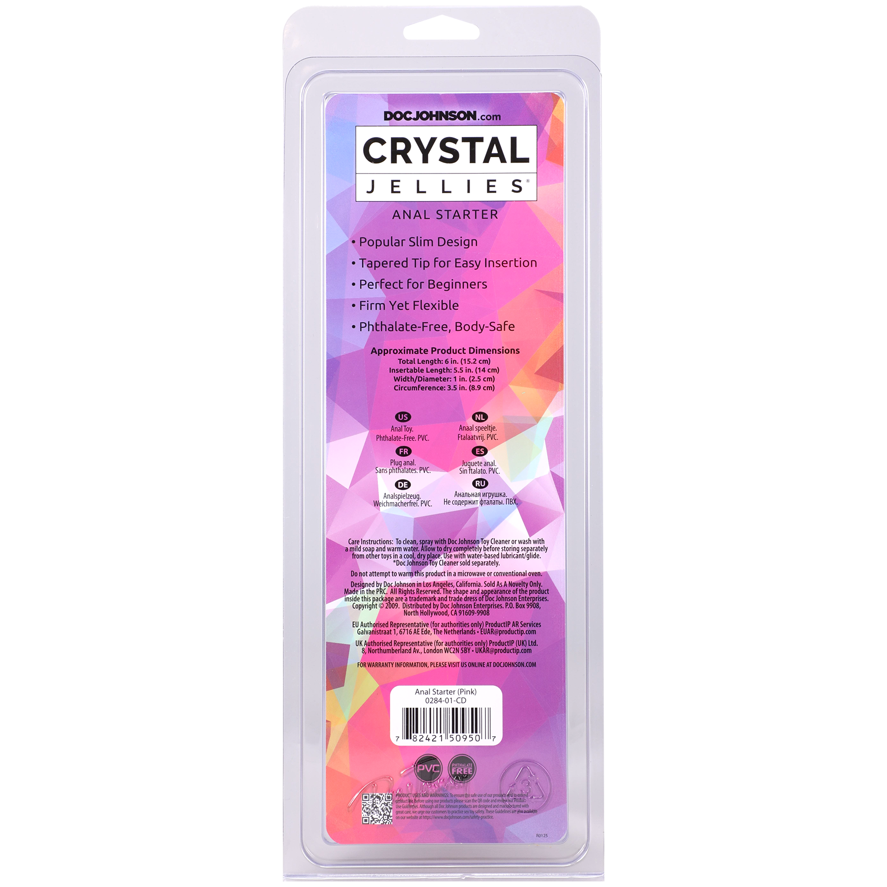 Crystal Jellies - Anal Starter - Rosa