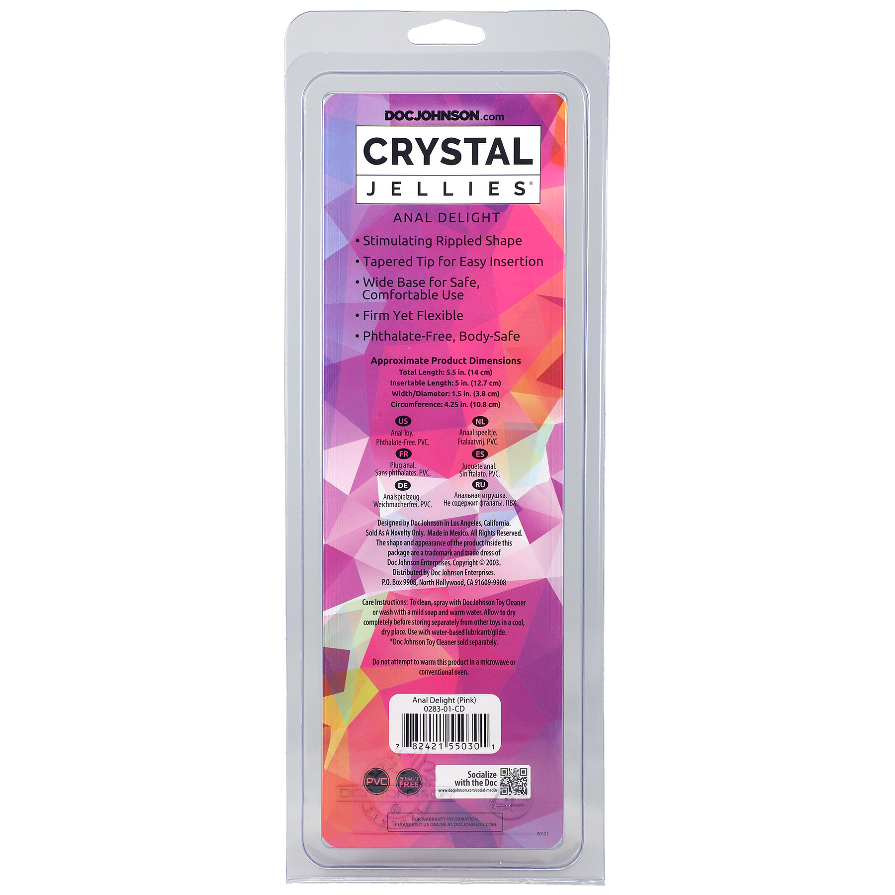 Crystal Jellies - Placer anal - Rosa