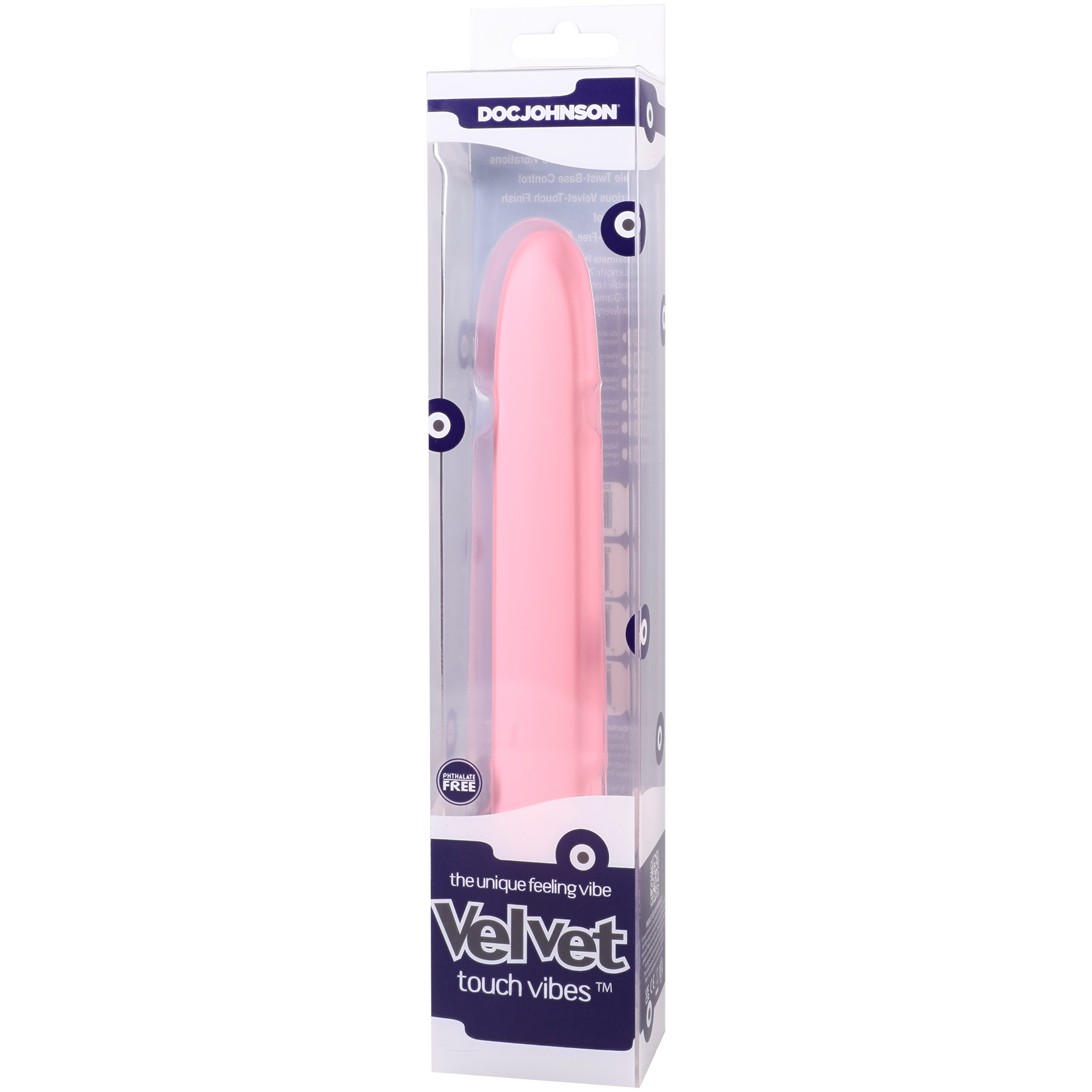 Doc Johnson - Vibrador Velvet Touch - Rosa