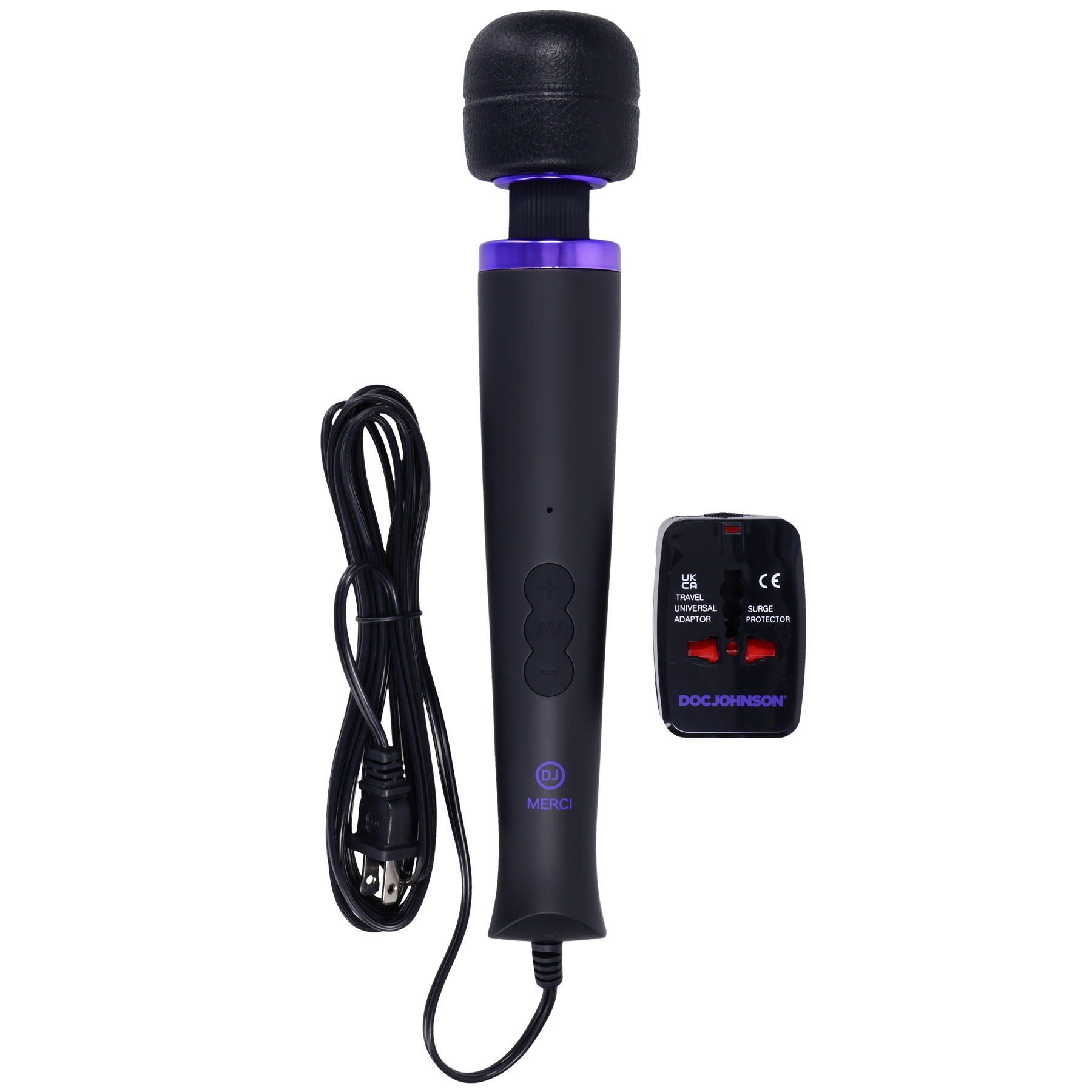 Merci - Power Wand - Masajeador de varita de silicona ultrapotente