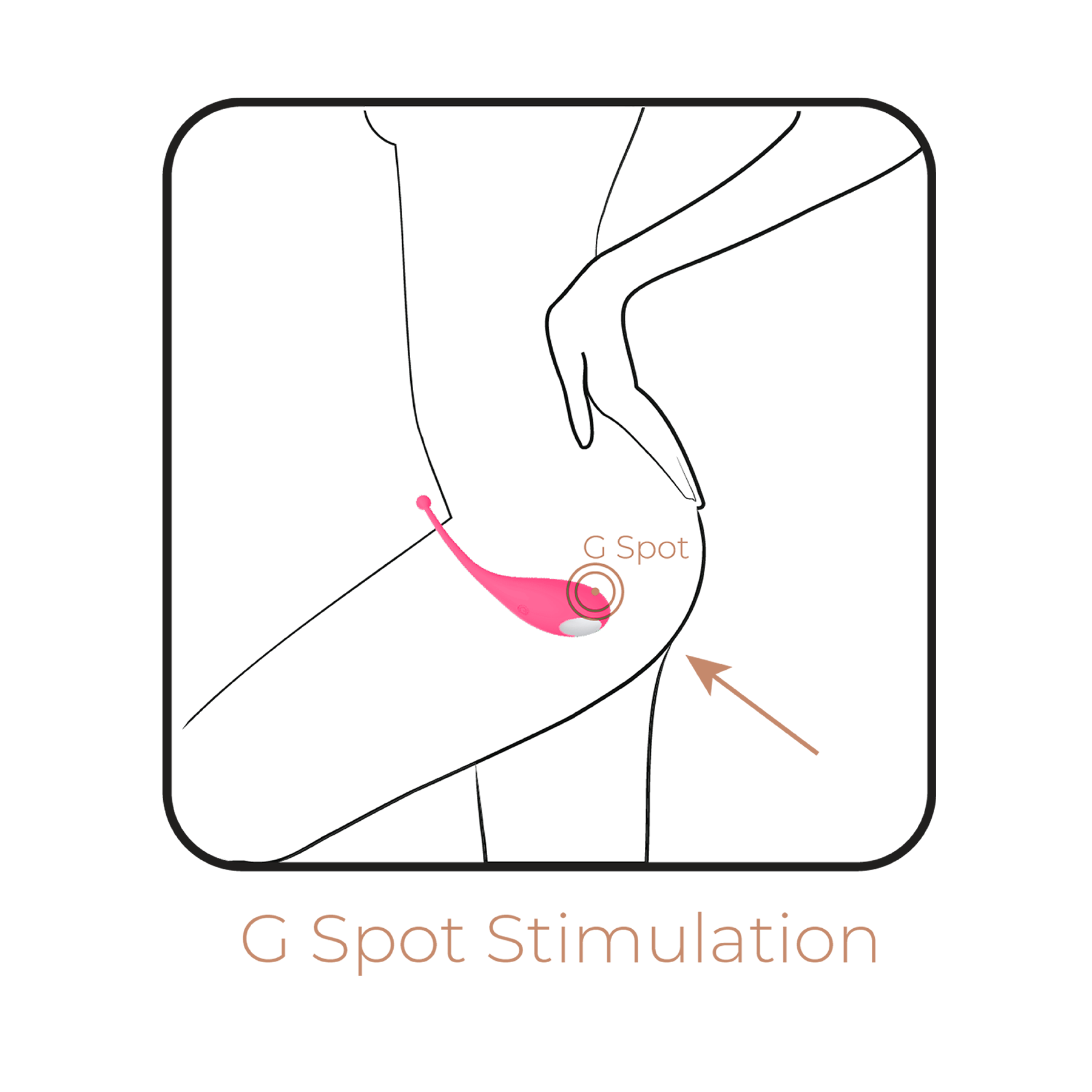 Adrien Lastic - Estimulador vibrador con control por aplicación - Fucsia