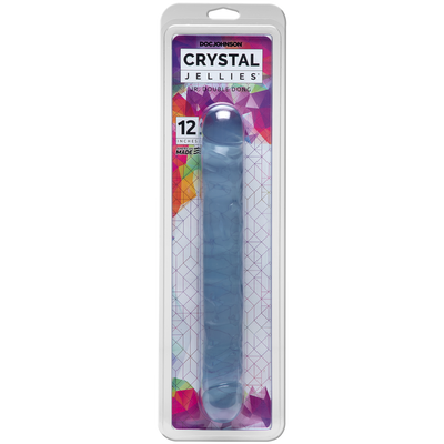 Doc Johnson - Crystal Jellies - Doble dildo «Jr.» de 30 cm
