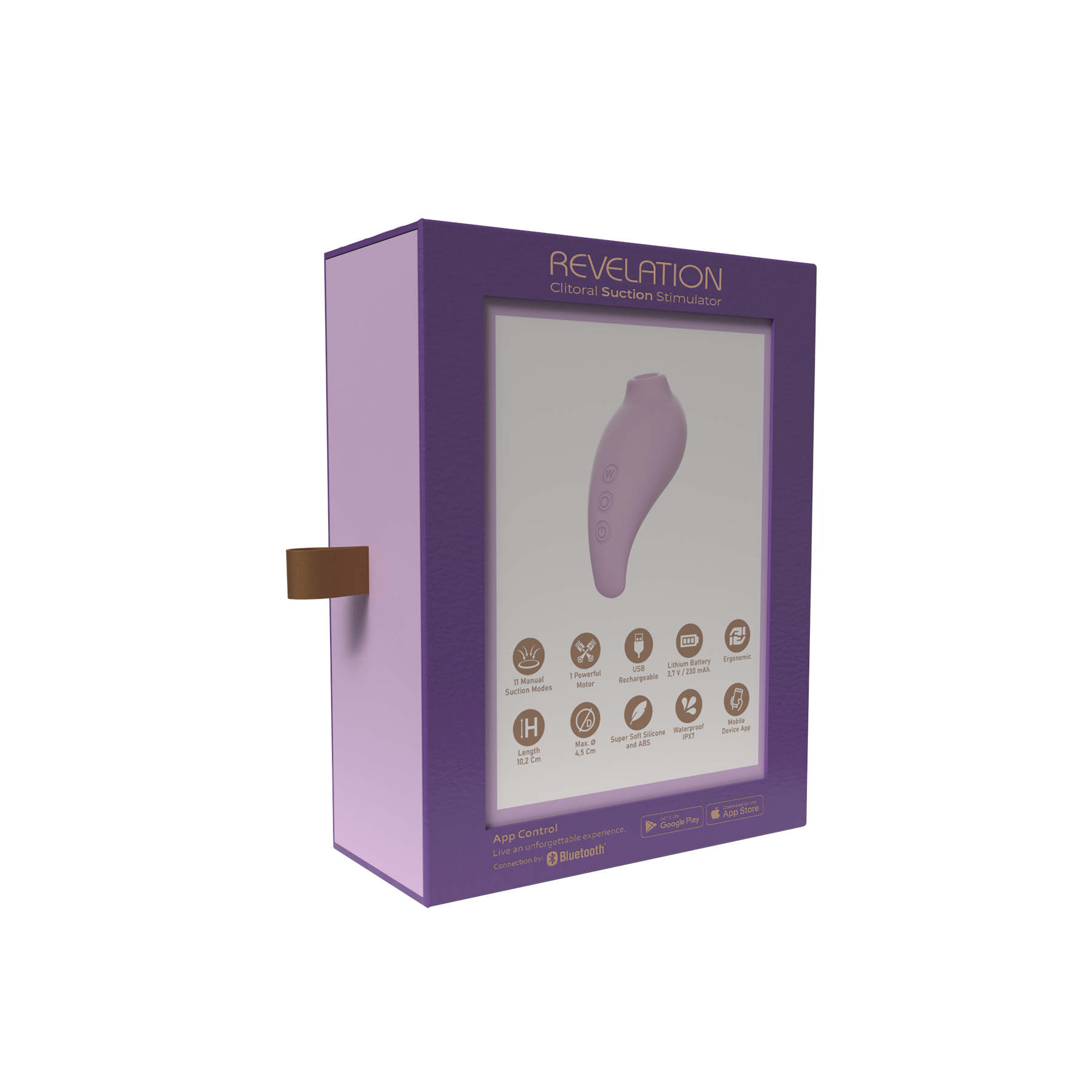 DOC JOHNSON - Adrien Lastic - Revelation - Estimulador de succión clitorial - Rosa