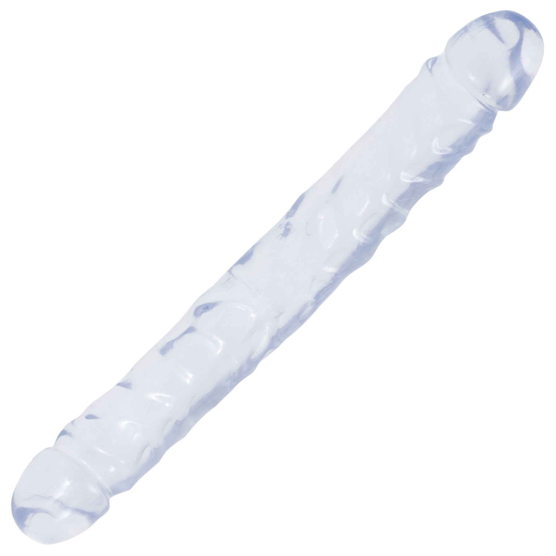 Doc Johnson - Crystal Jellies - Doble dildo «Jr.» de 30 cm