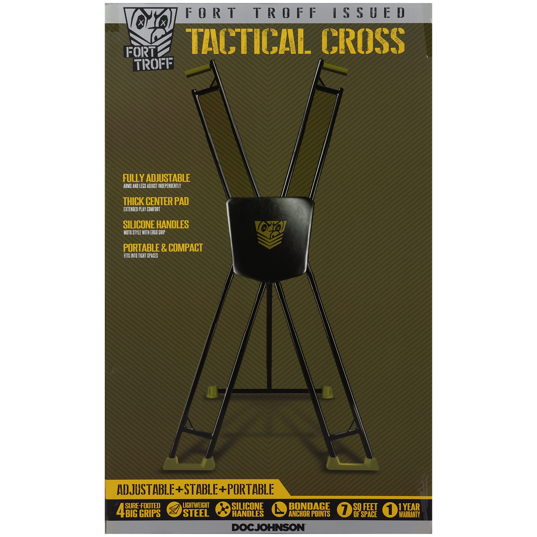 Fort Troff - Fort Troff - Cruz táctica - Negro con verde