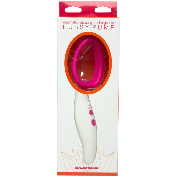 DOC JOHNSON - Bomba vibradora recargable automática para clítoris - Rosa