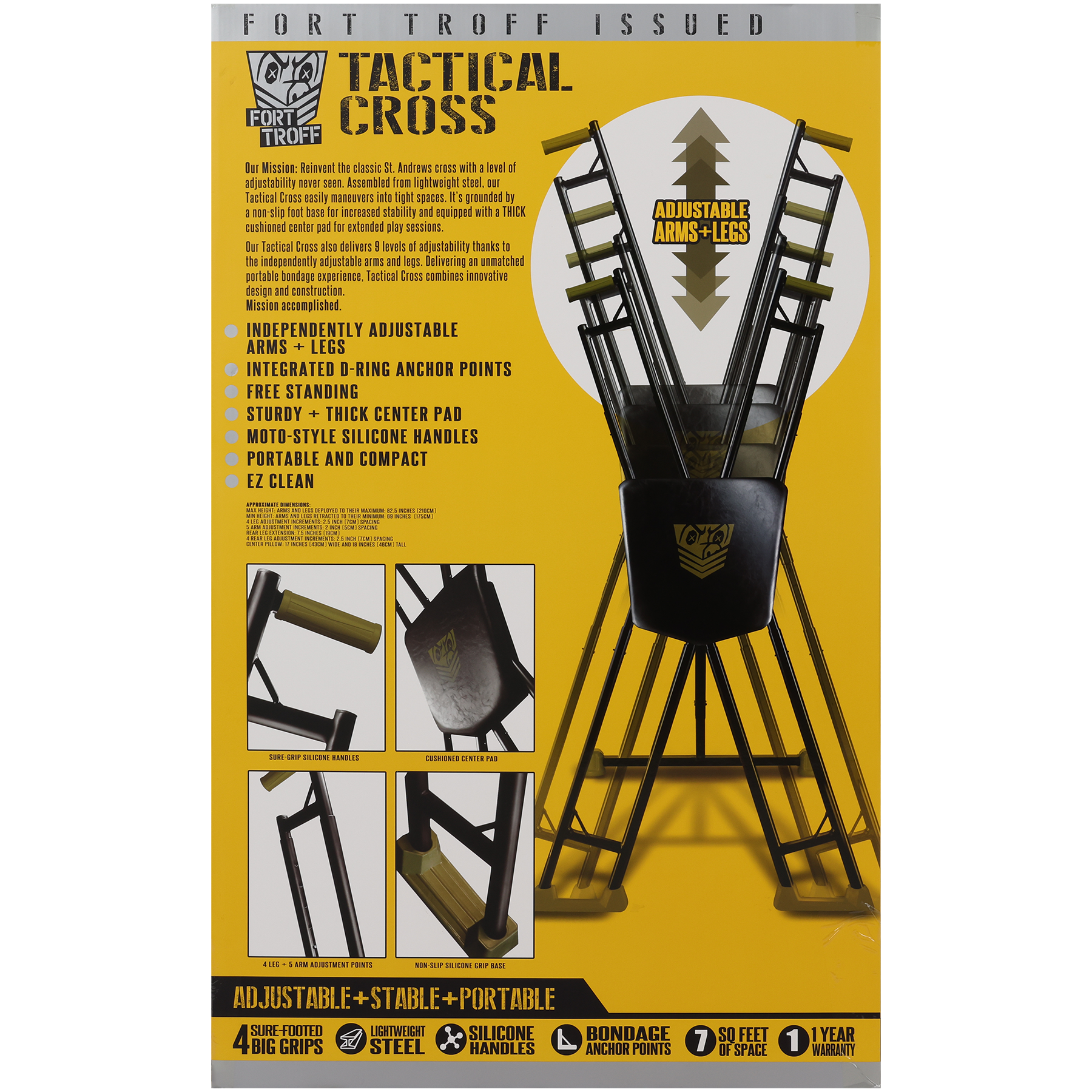 Fort Troff - Fort Troff - Cruz táctica - Negro con verde