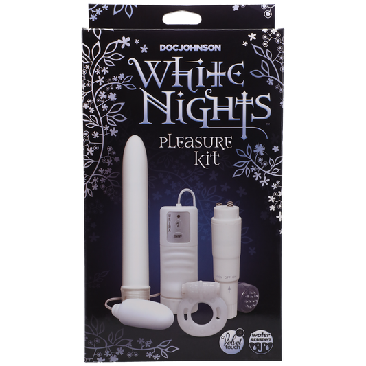 Doc Johnson - White Nights - Kit de placer - Blanco