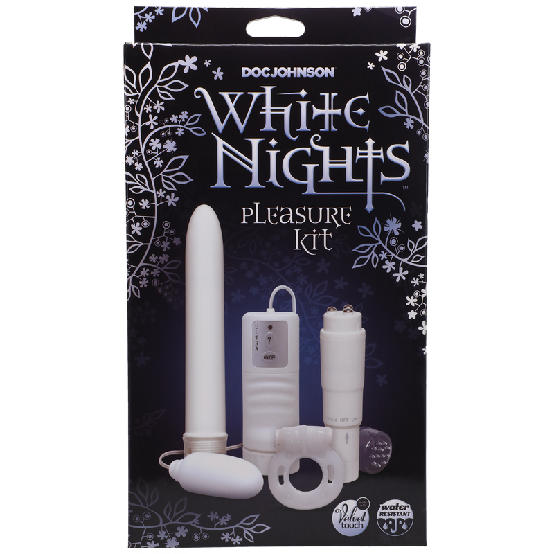 Doc Johnson - White Nights - Kit de placer - Blanco