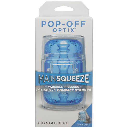 Doc Johnson - OPTIX - ULTRASKYN Compact Stroker - Azul cristalino