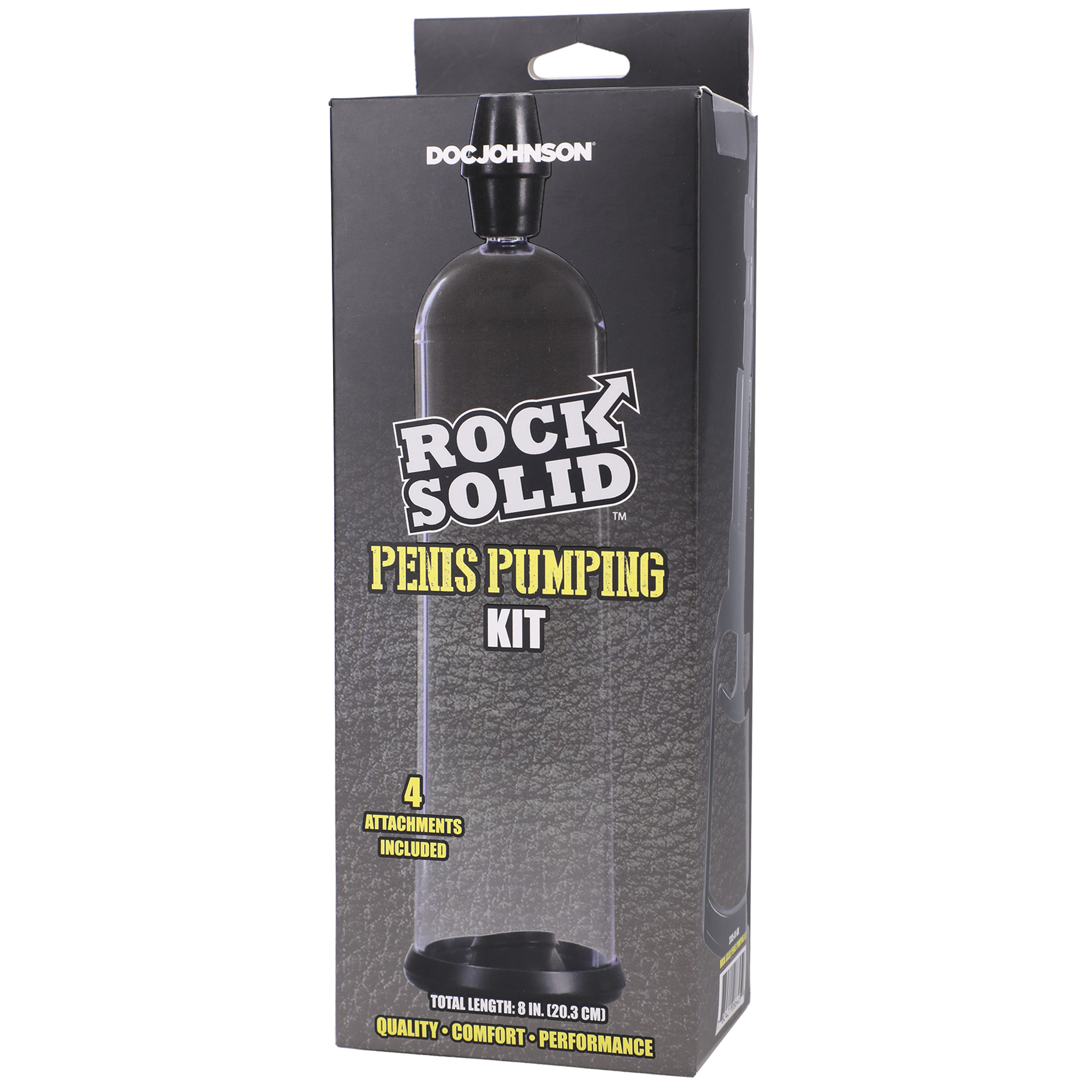 ROCK SOLID - Kit de bombeo para el pene - Negro, transparente