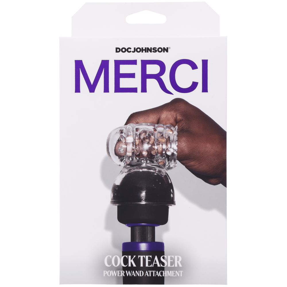 Merci - Cock Teaser - Accesorio para Power Wand - Transparente