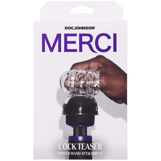 Merci - Cock Teaser - Accesorio para Power Wand - Transparente