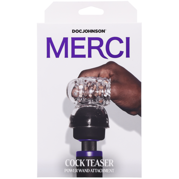 Merci - Cock Teaser - Accesorio para Power Wand - Transparente