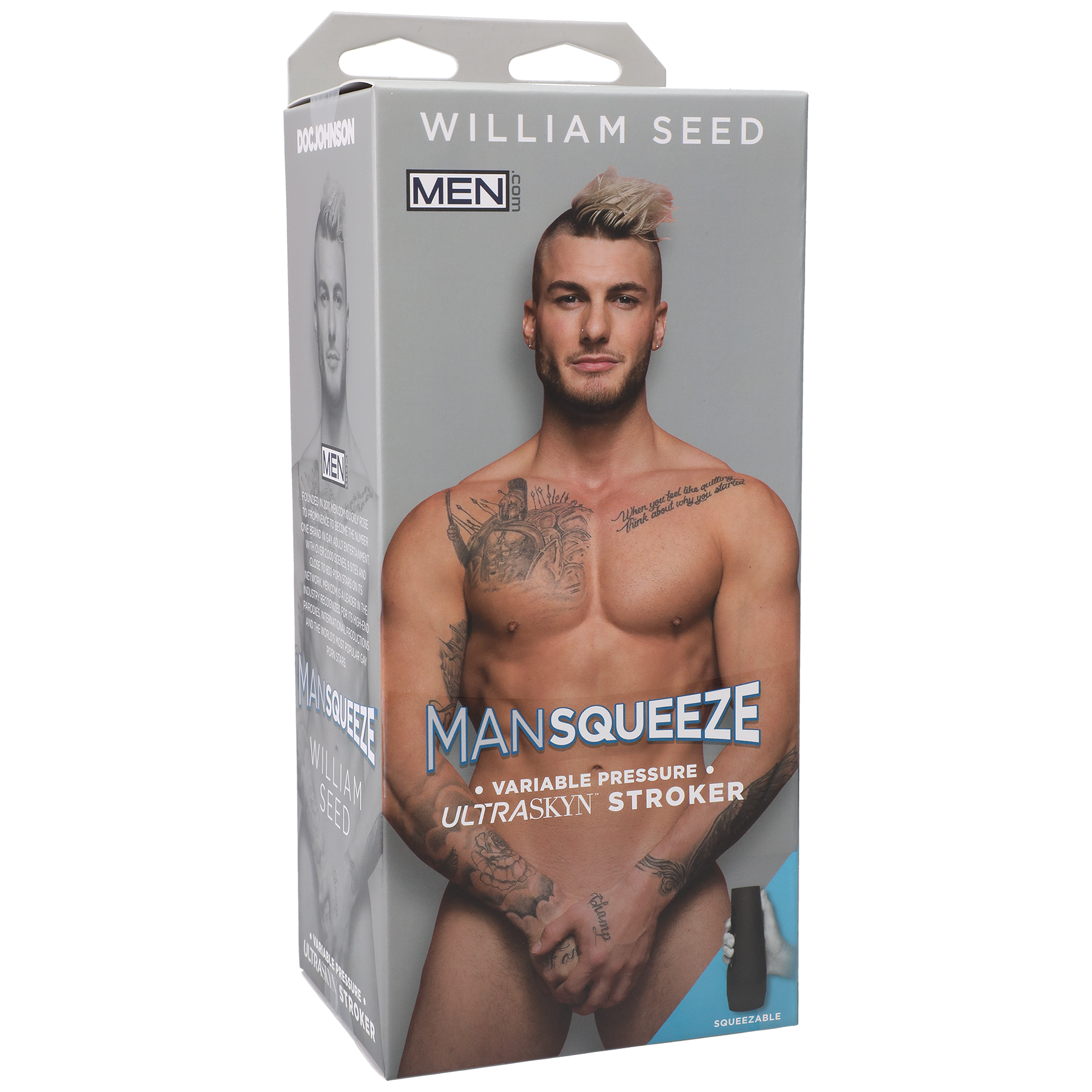 Doc Johnson - William Seed - Masturbador ULTRASKYN - Ano - Vainilla