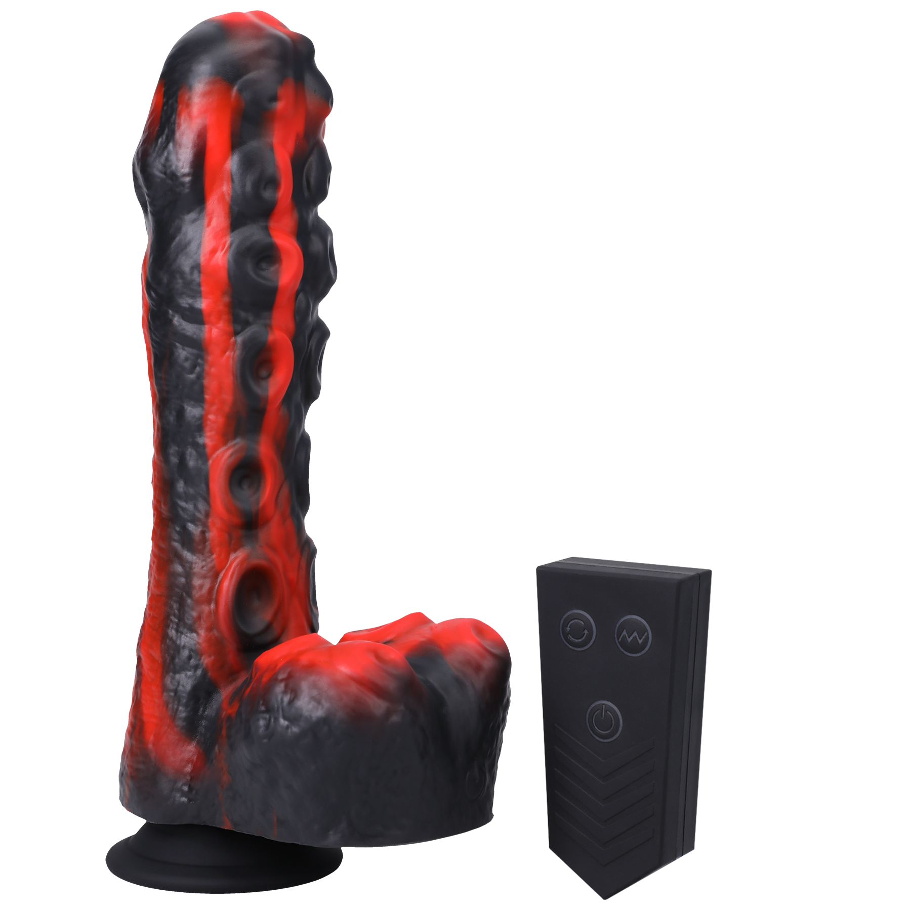 Fort Troff - Mini máquina sexual - Recargable, silicona con mando a distancia - Rojo