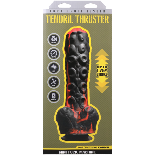 Fort Troff - Mini máquina sexual - Recargable, silicona con mando a distancia - Rojo