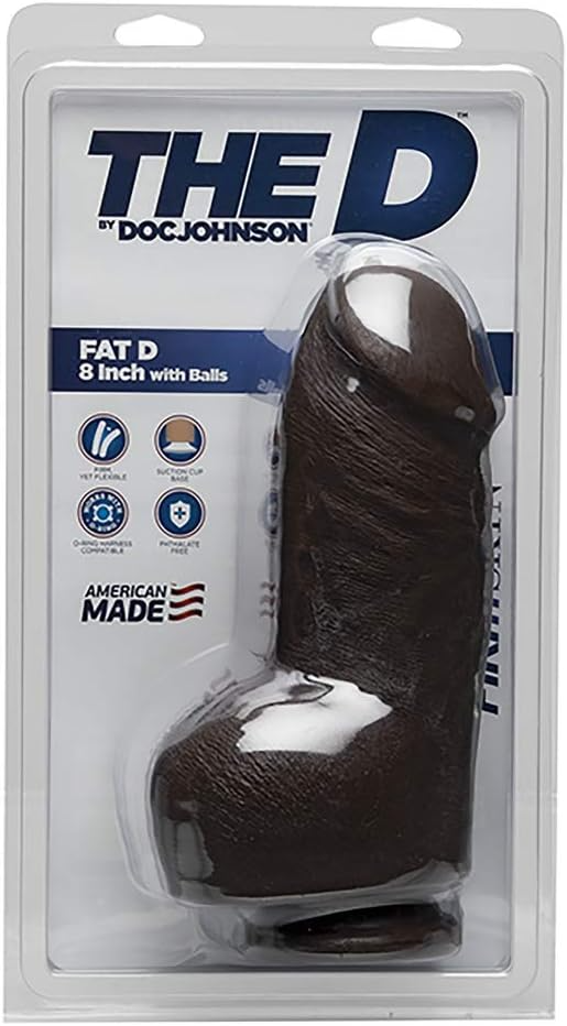 Doc Johnson - The D - Fat D - 8 Inch with Balls - FIRMSKYN