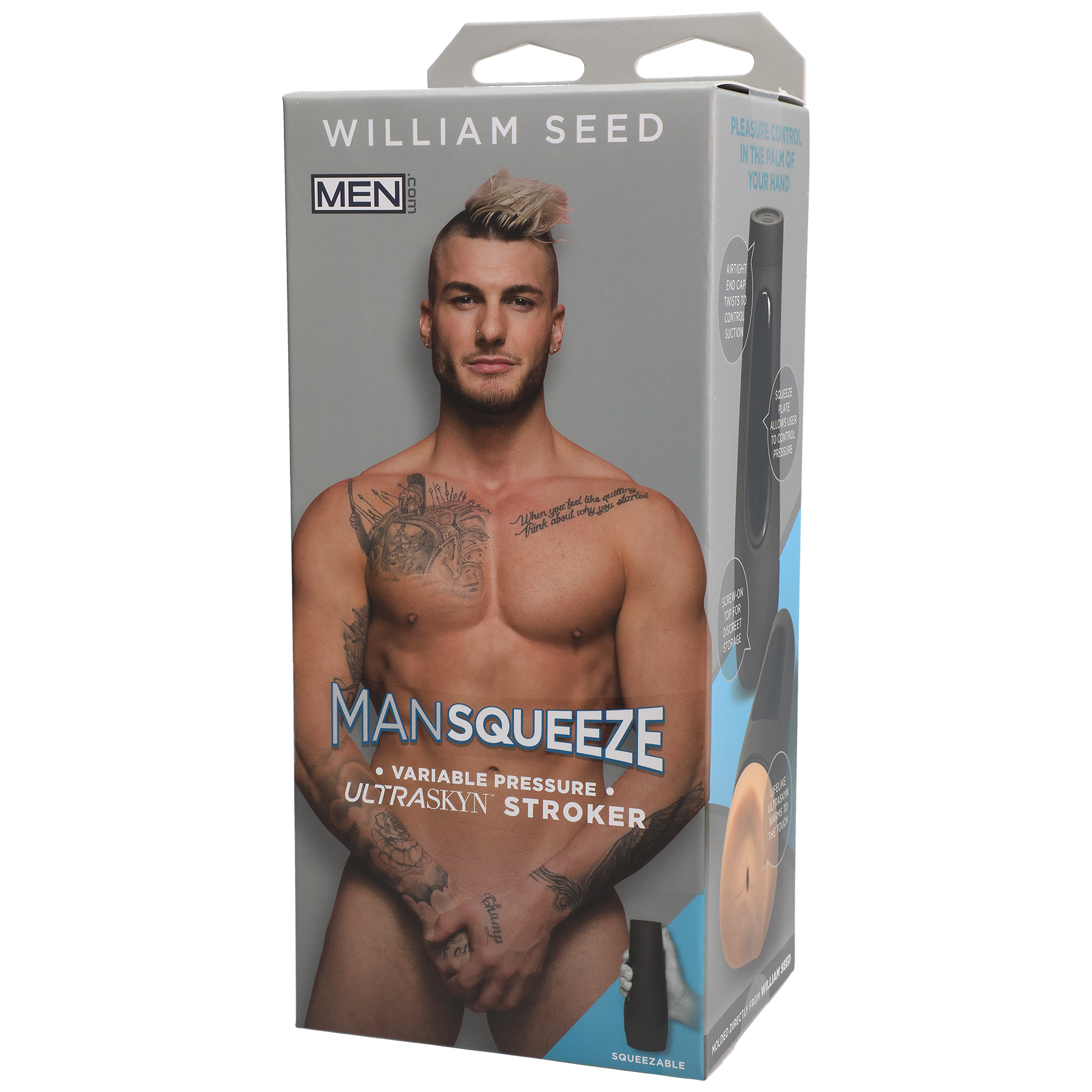 Doc Johnson - William Seed - Masturbador ULTRASKYN - Ano - Vainilla