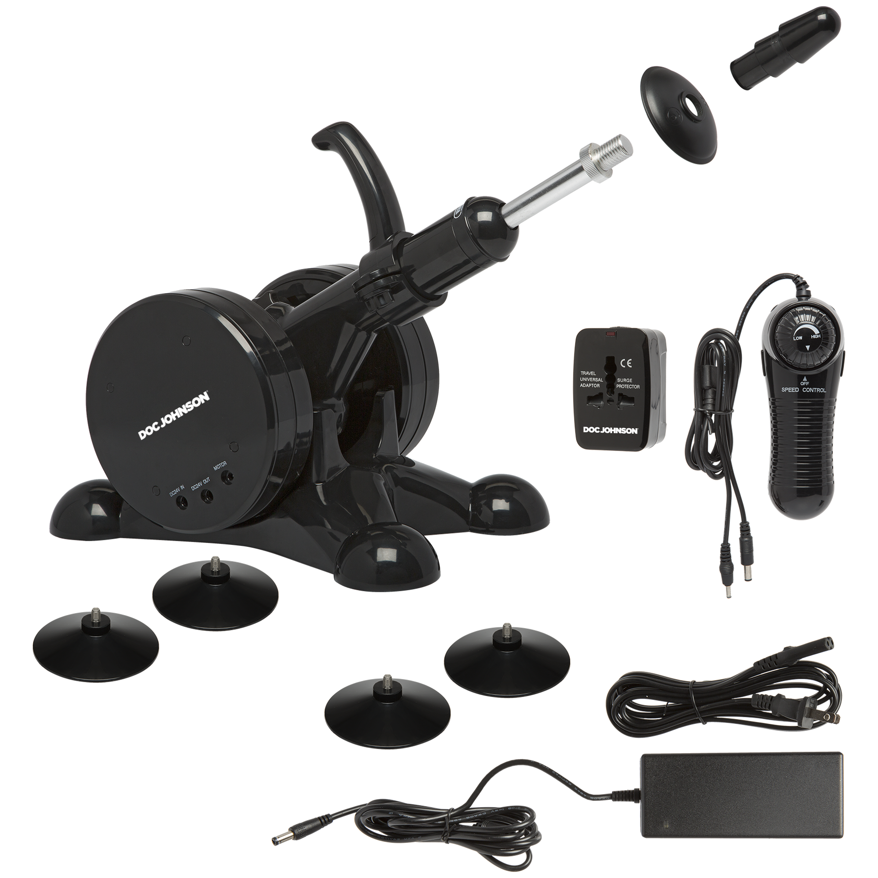 Vac-U-Lock - Fuck Machine - Negro