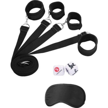 KIT DE RESTRICCIONES PARA LA CAMA NEGRO OUCH