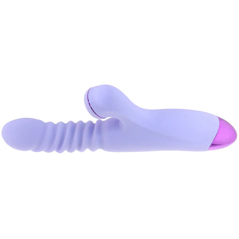 Dildo Vibrador Rabbit Con Vibración Y Empuje Luxe Nova