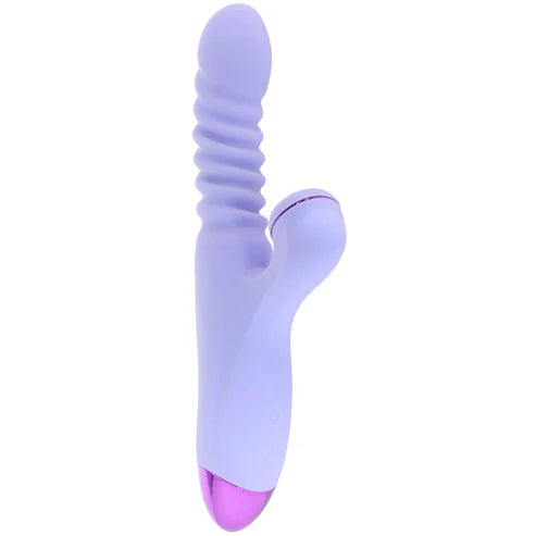 Dildo Vibrador Rabbit Con Vibración Y Empuje Luxe Nova
