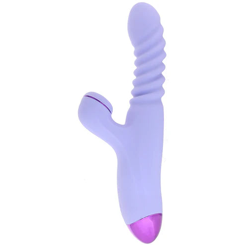 Dildo Vibrador Rabbit Con Vibración Y Empuje Luxe Nova