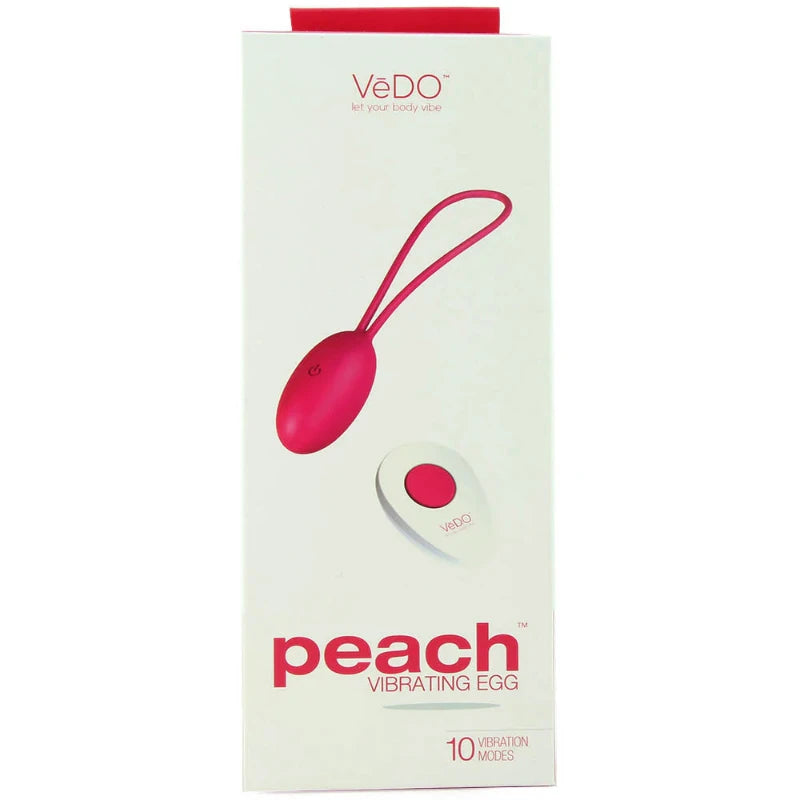 Huevo Vibrador  Peach De Vedo