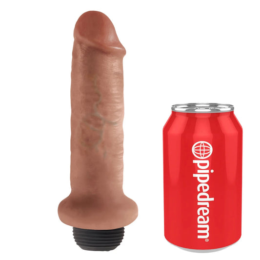 PENE REALISTICO EYACULADOR NATURAL 6" KING COCK