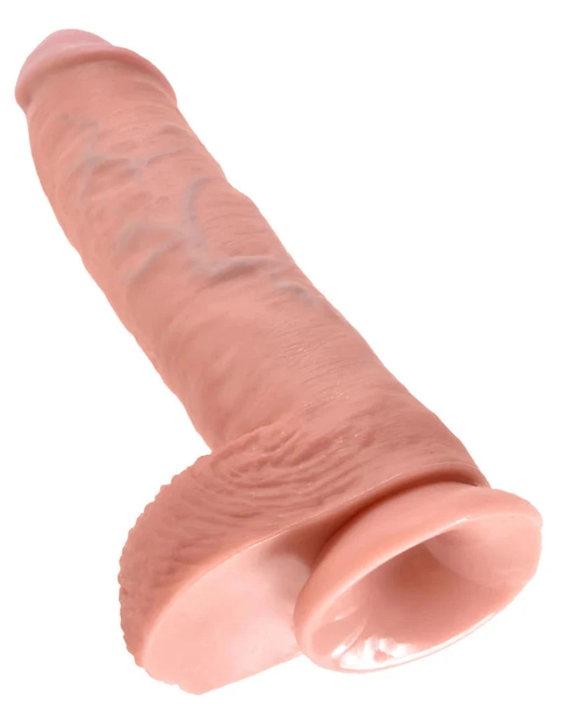 DILDO CON BOLAS 10Inch KING COCK