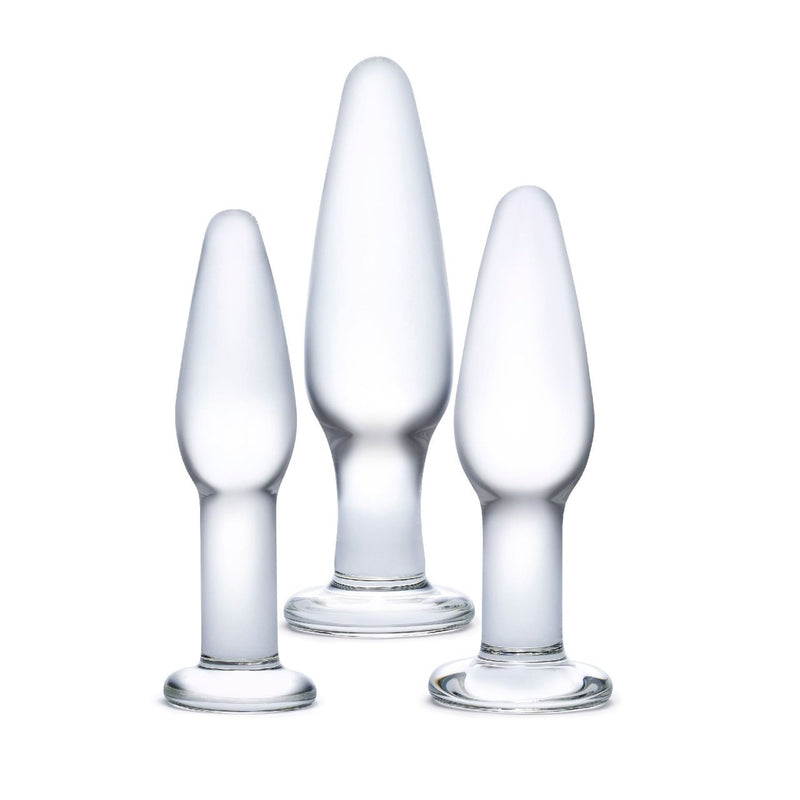 Entrenador Anal Glass 3Pc