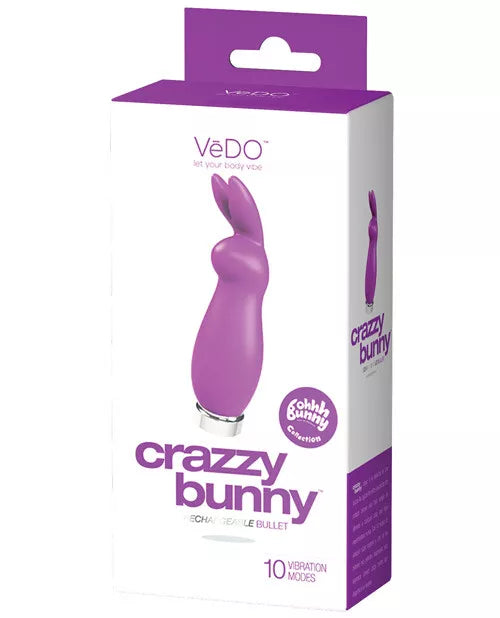 Crazzy Bunny Rechargeable Mini Vibe Pretty Pink