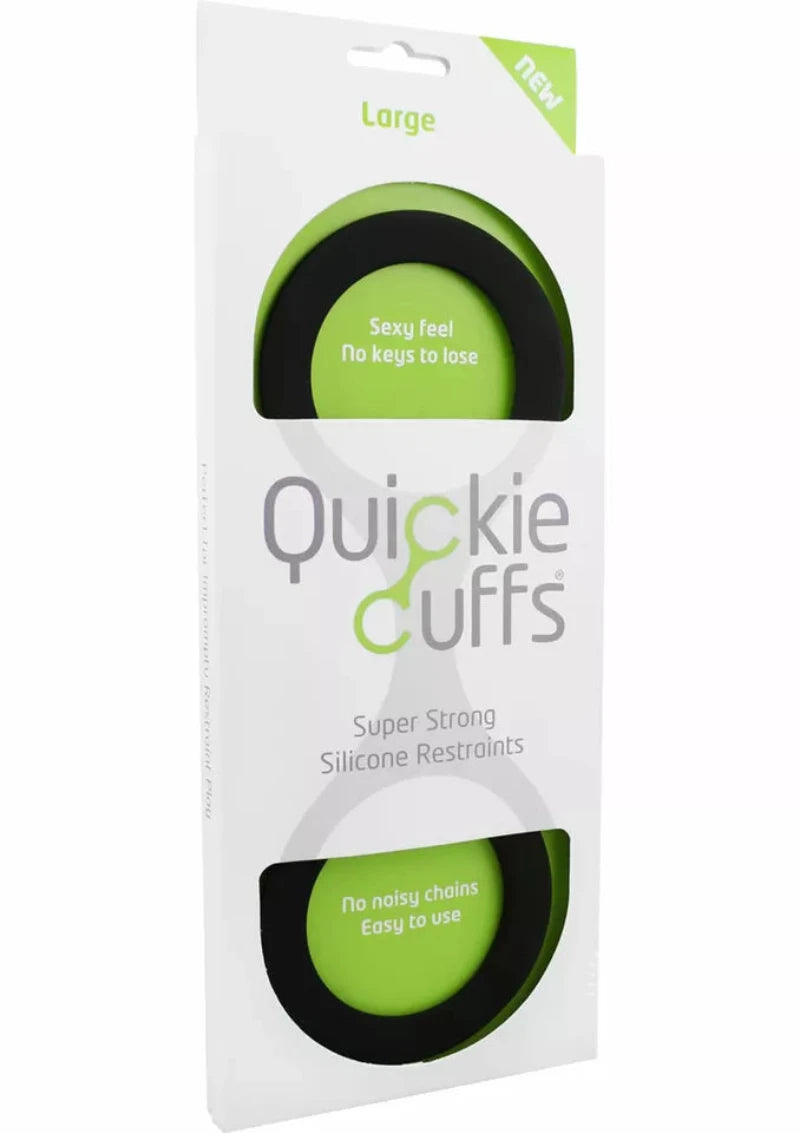 Esposas De Silicona Quickie Grandes Negro