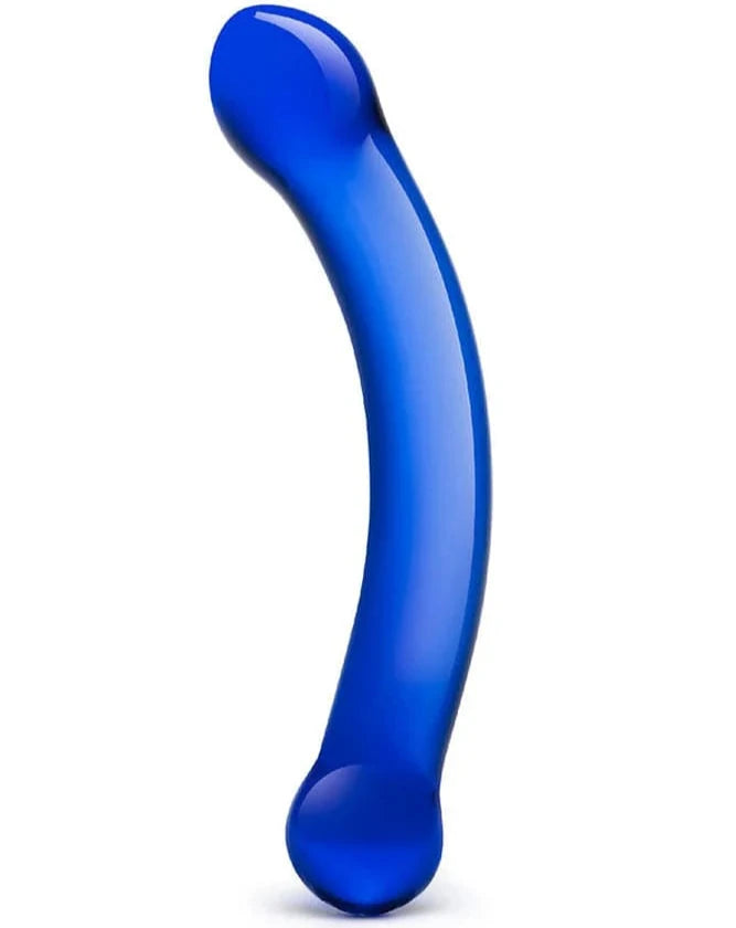 6'' CURVED G-SPOT GLASS DILDO