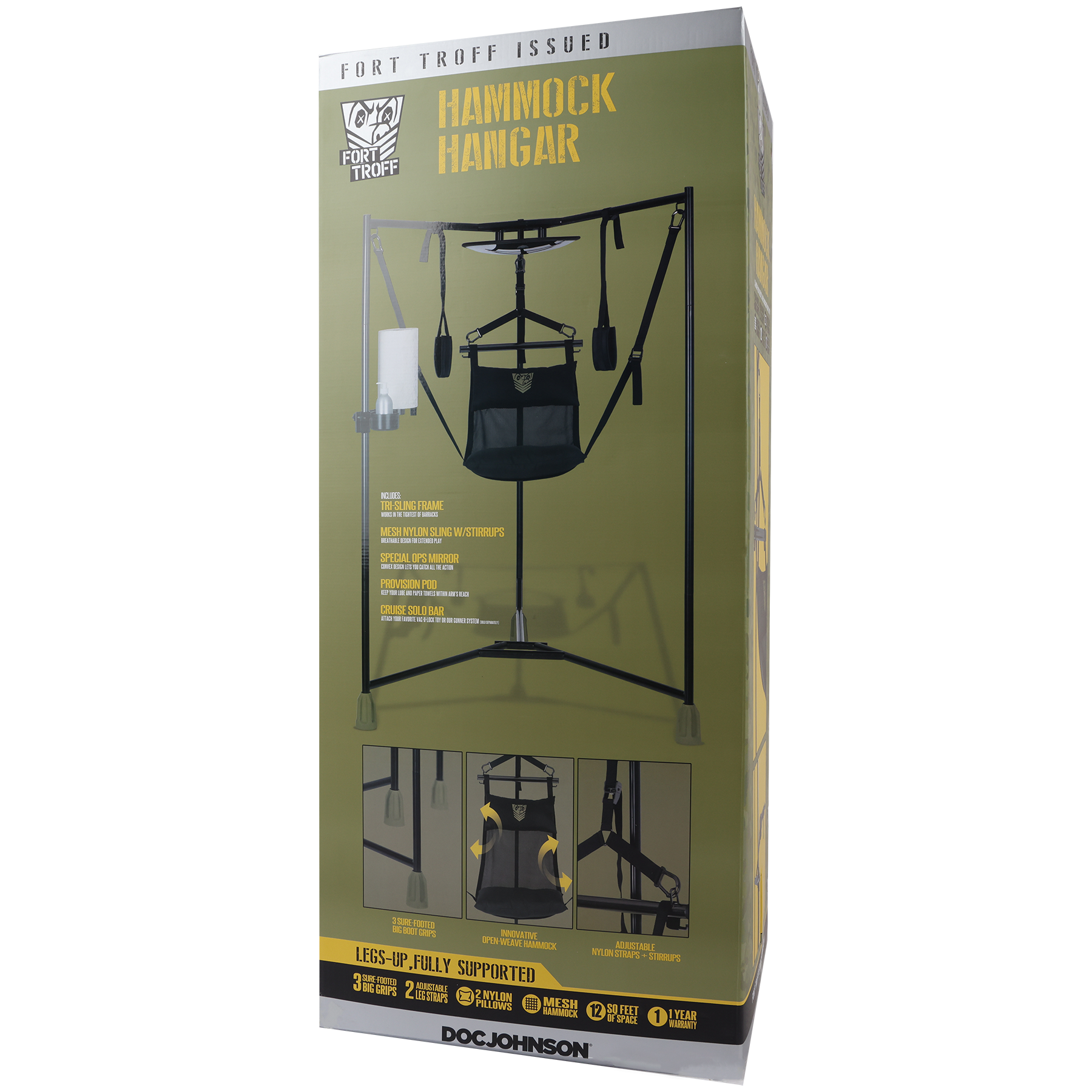 Fort Troff - Hamaca Hangar Sling - Negro