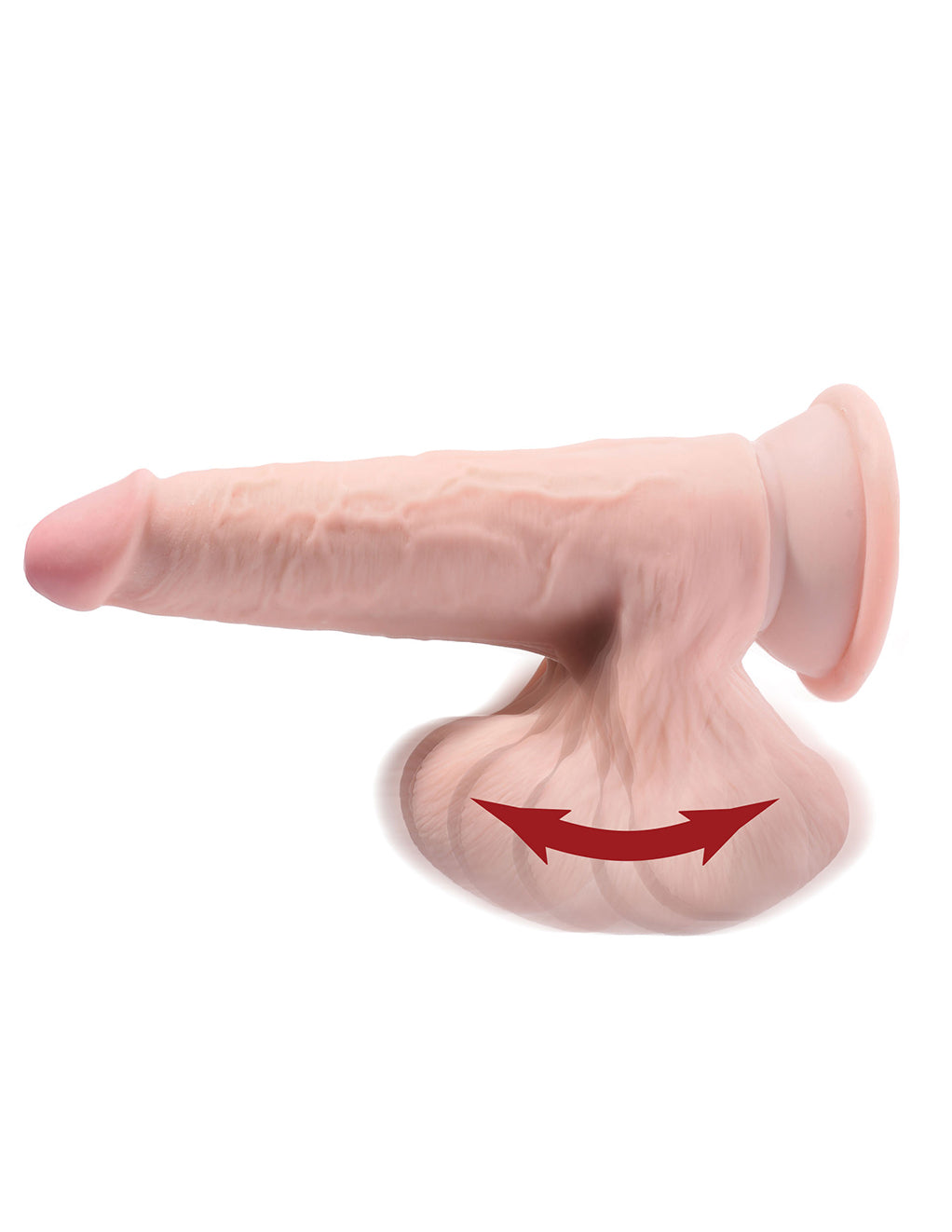 King Cock Plus 6" 3D Cock- Swinging Diagram