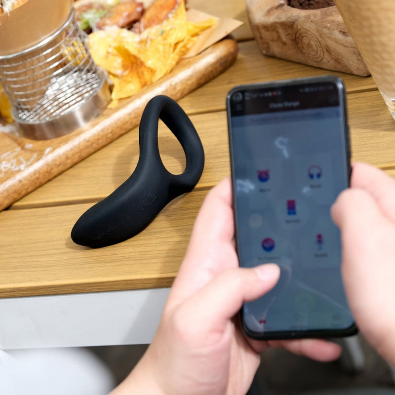 Anillo Vibrador Bluetooth Recargable Con Usb Lovense Diamo