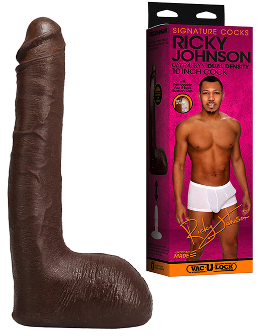 Signature Cocks Ricky Johnson 10" Cock- Main image